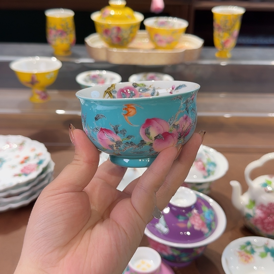 珐琅彩主人杯茶具系列
