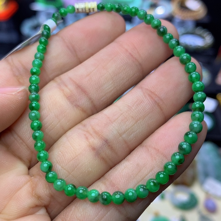 翡翠手链未镶嵌翡翠 3+ 