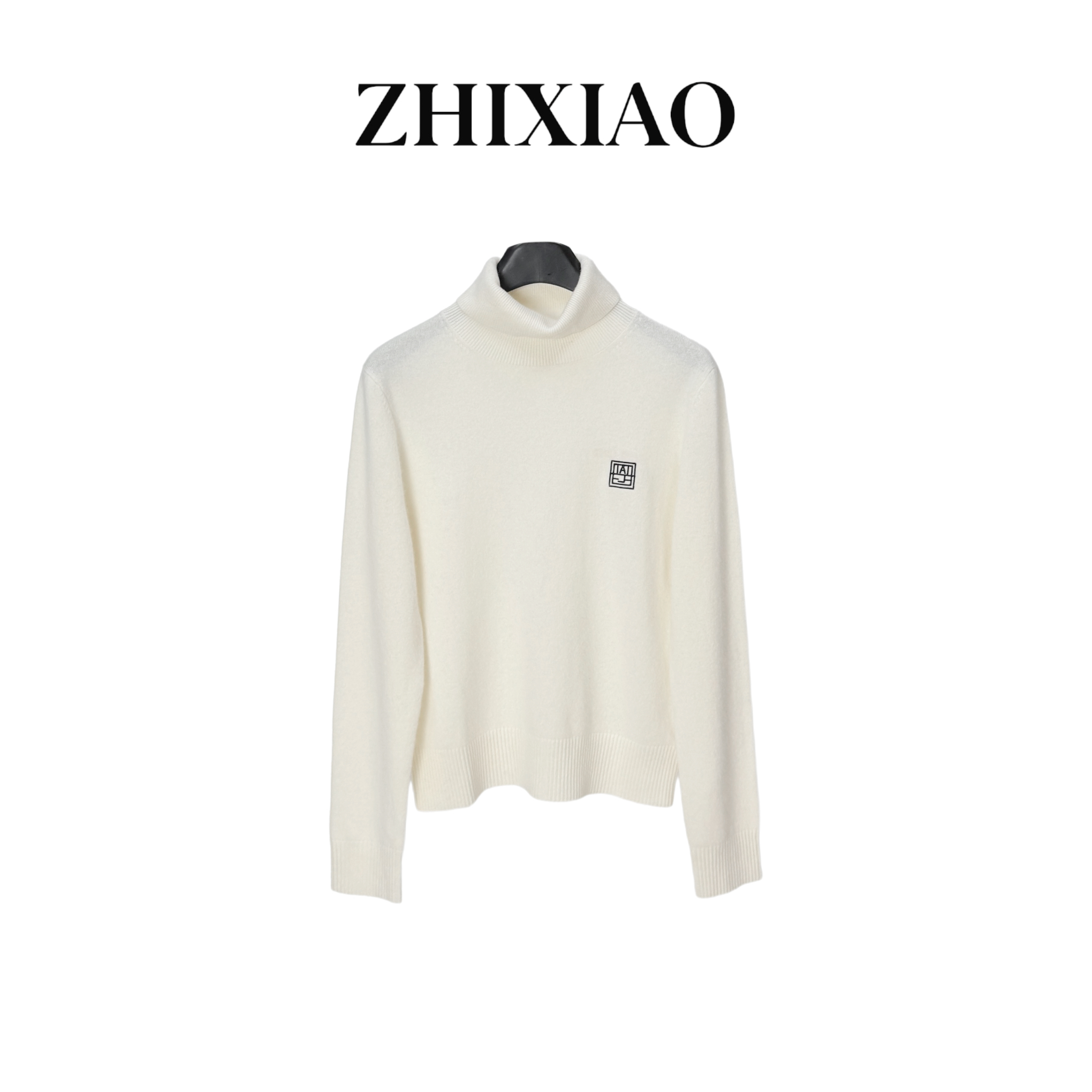 【ZHIXIAO】秋冬新款：高领刺绣毛衣88176