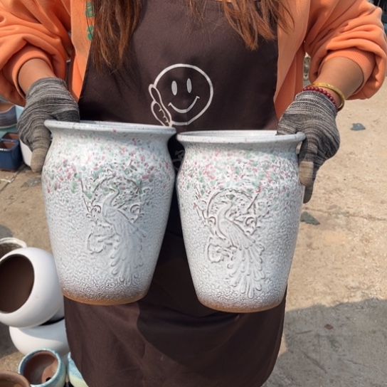 红陶口17高24正品