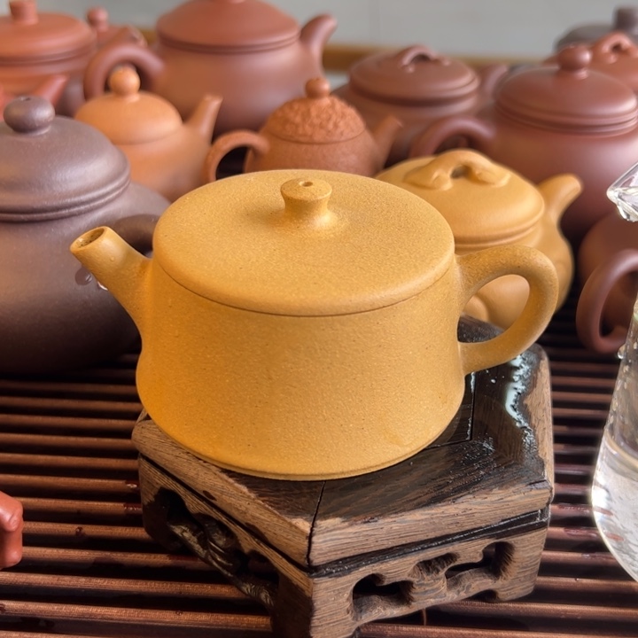 茶壶紫砂云柱150cc黄金段