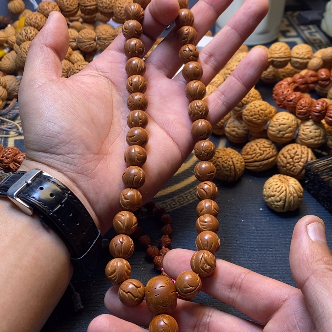 桃核吊坠延****子桃核光柱秦岭12