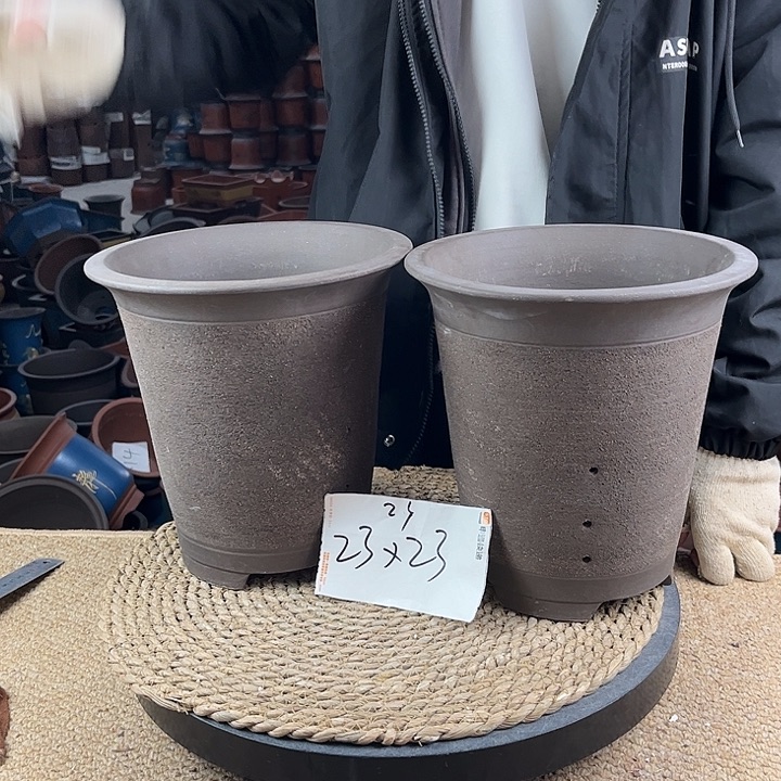 红陶紫啥花盆紫砂