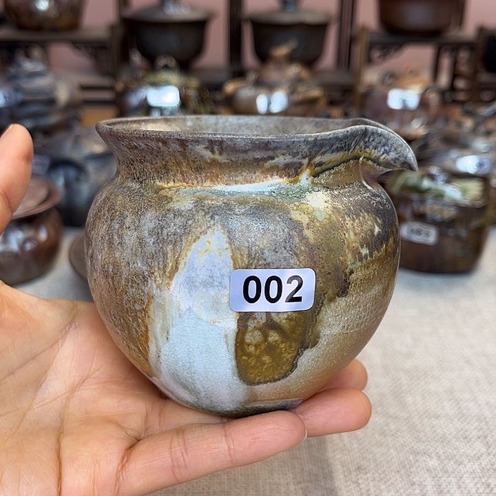裸柴烧陶瓷手工茶器
