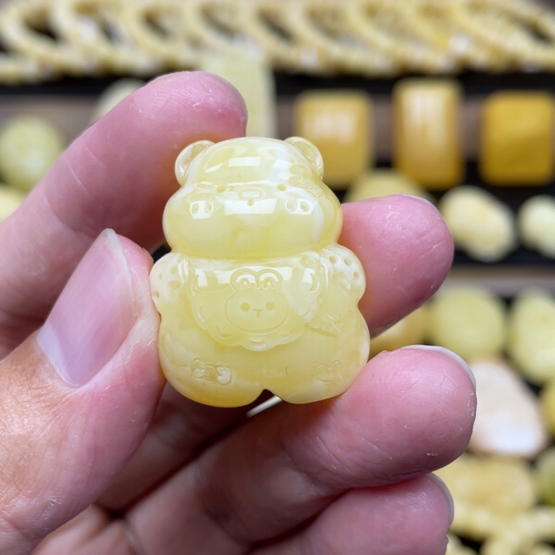 琥珀未镶嵌裸石琥珀蜜蜡