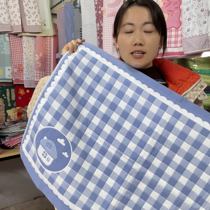 棉特价蓝色小房子