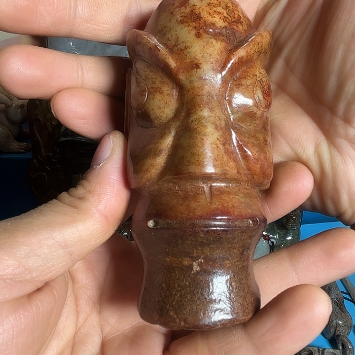 和田玉未镶嵌把件