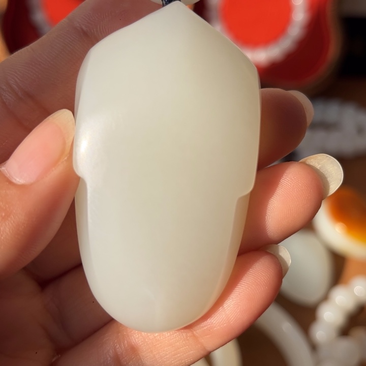 仙***&和田玉未镶嵌颈饰