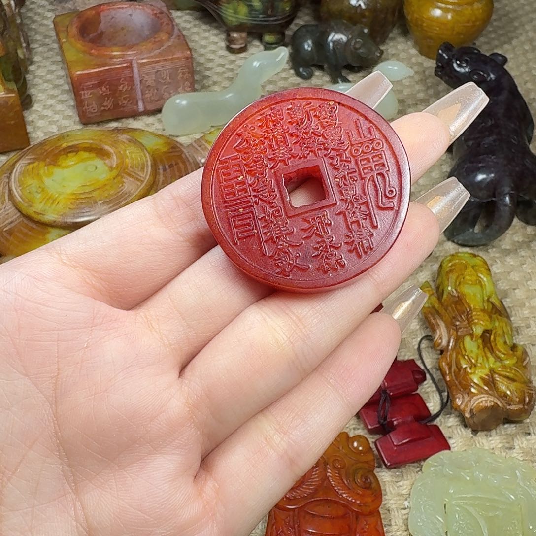 白玉菩提吊坠挂件