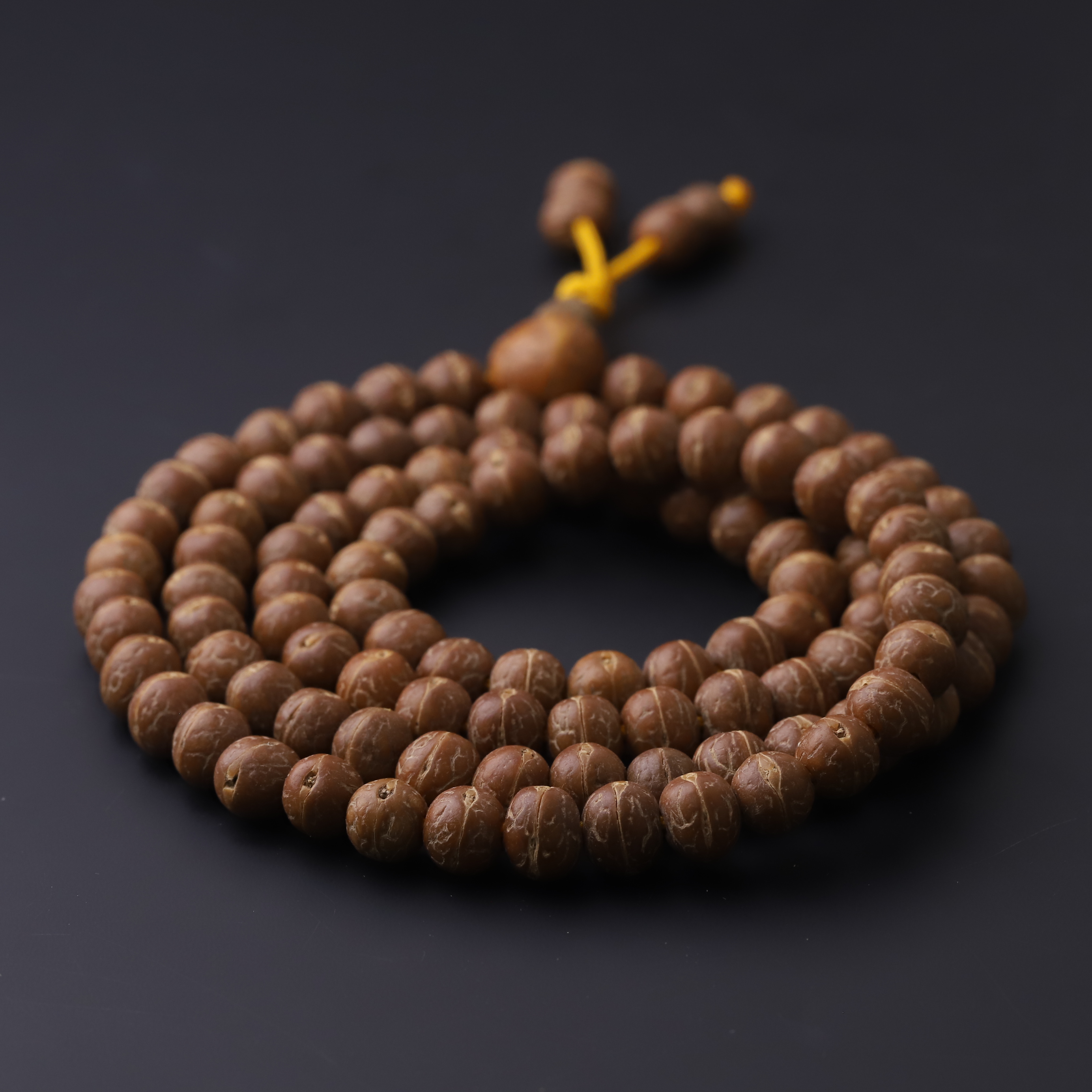 S9433老籽酸枣核小凤眼老料酸枣核108文玩长串