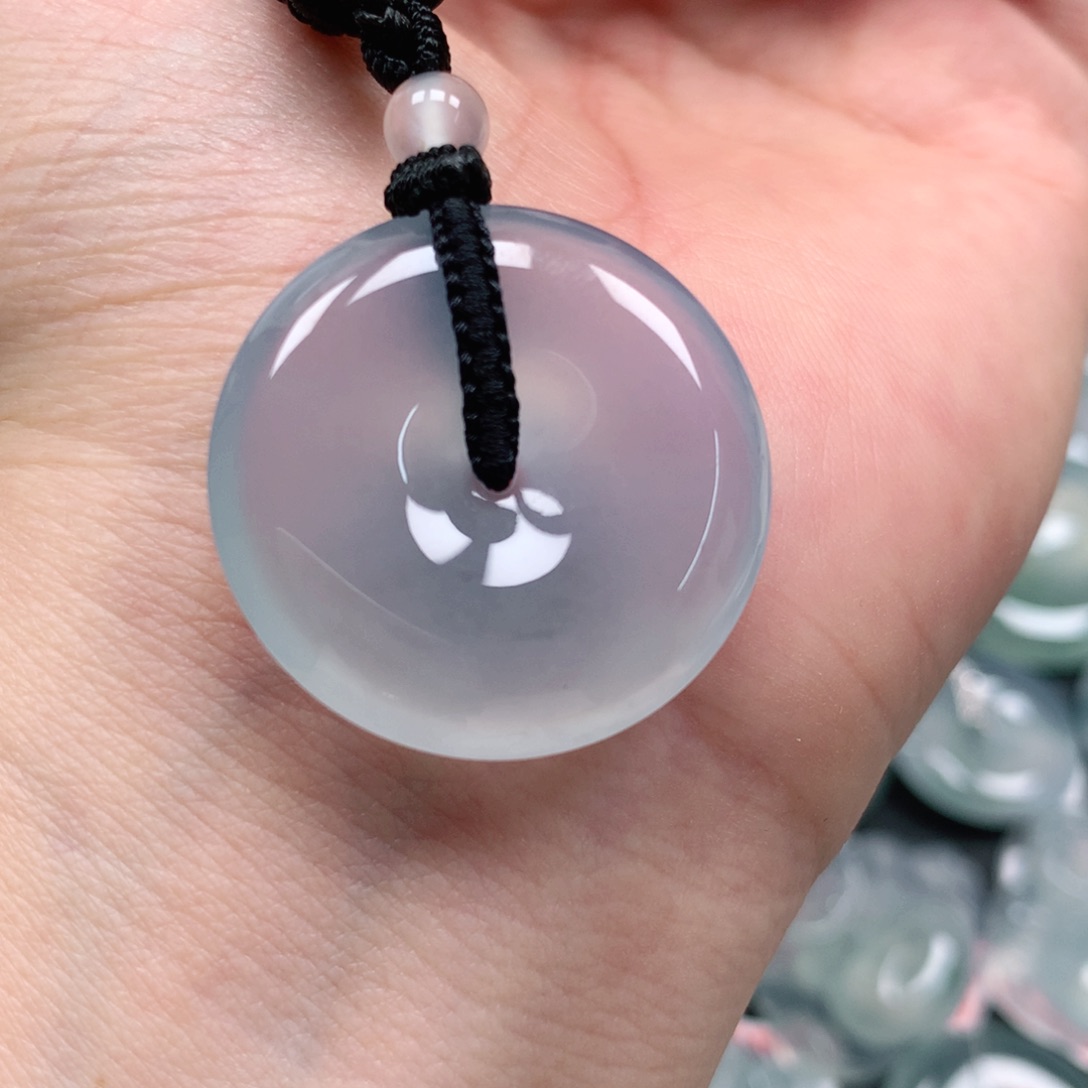 颈饰未镶嵌翡翠天然翡翠