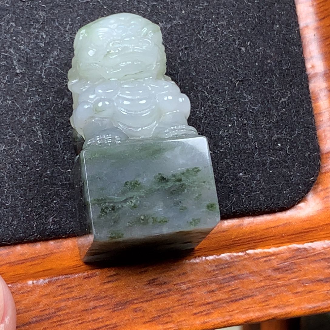 a***！独山玉未镶嵌颈饰定制，不退不换，➕证书