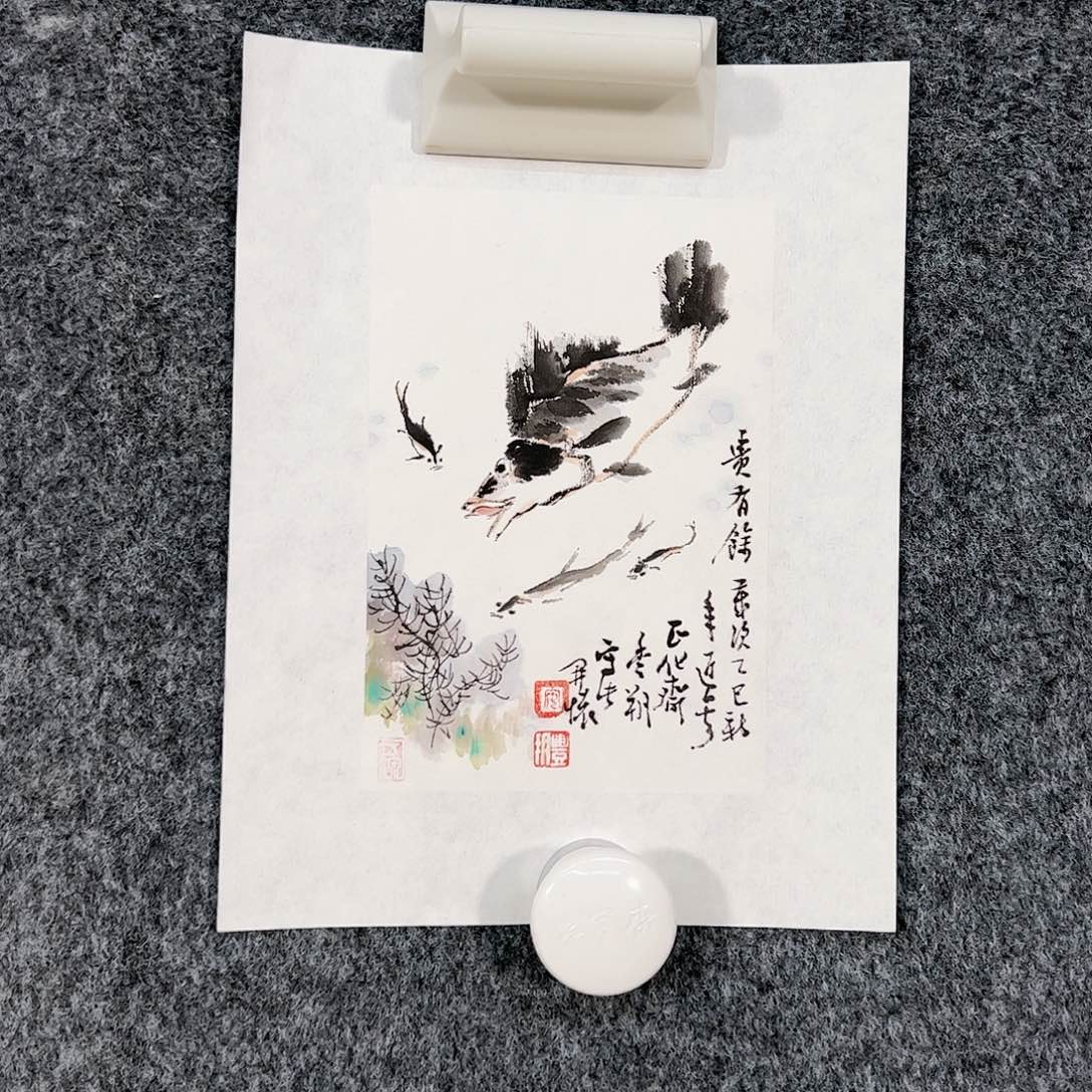 国画（rbzzx3218）年年有鱼 书画