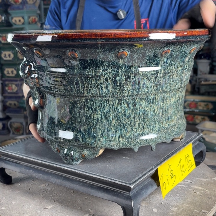 一风堂石湾花盆 内30*17缝隙