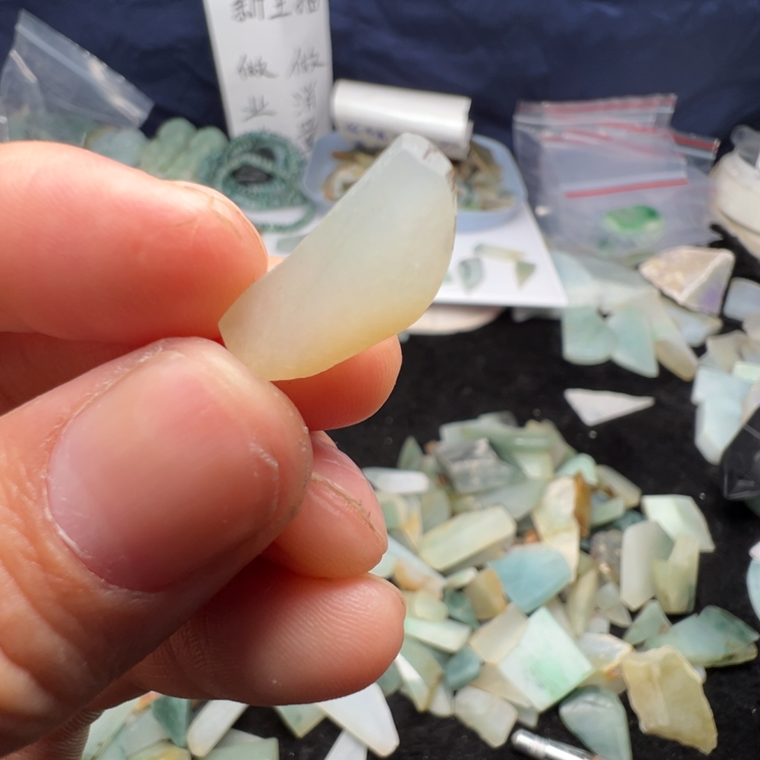 翡翠散珠缅甸翡翠A货