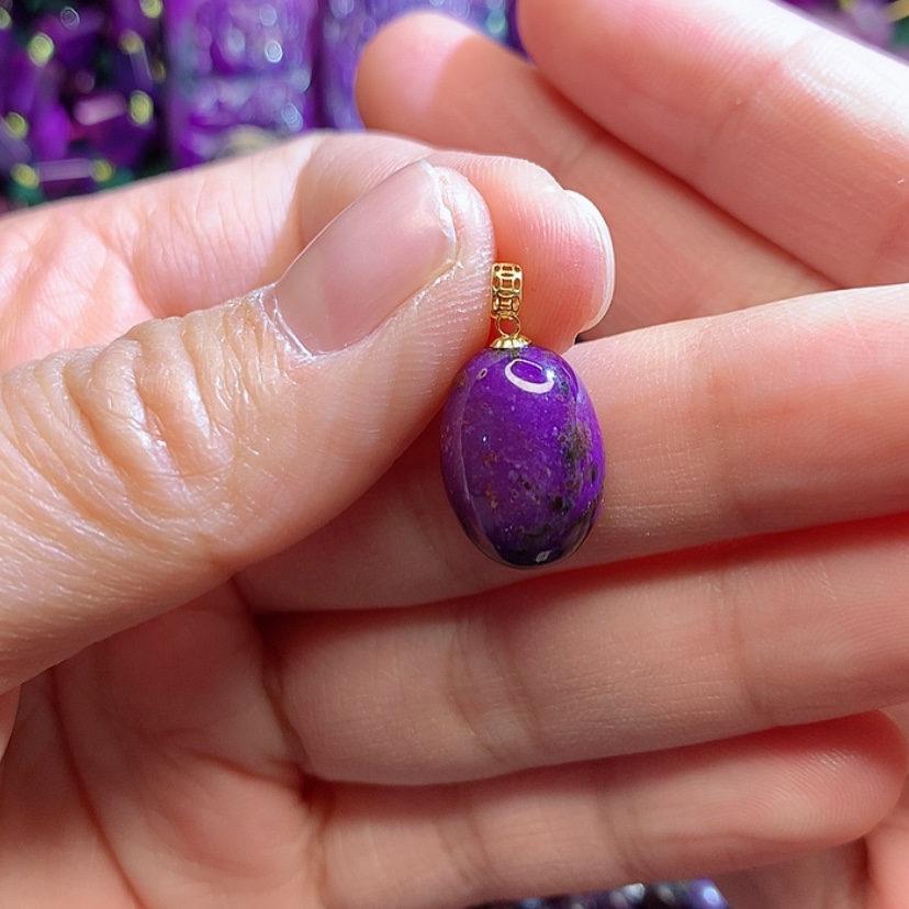 【闪购商品】苏纪石（舒俱来）吊坠18K金镶嵌