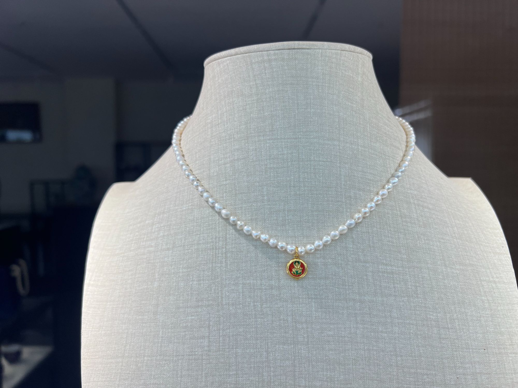 气质简约珍珠小米珠5m