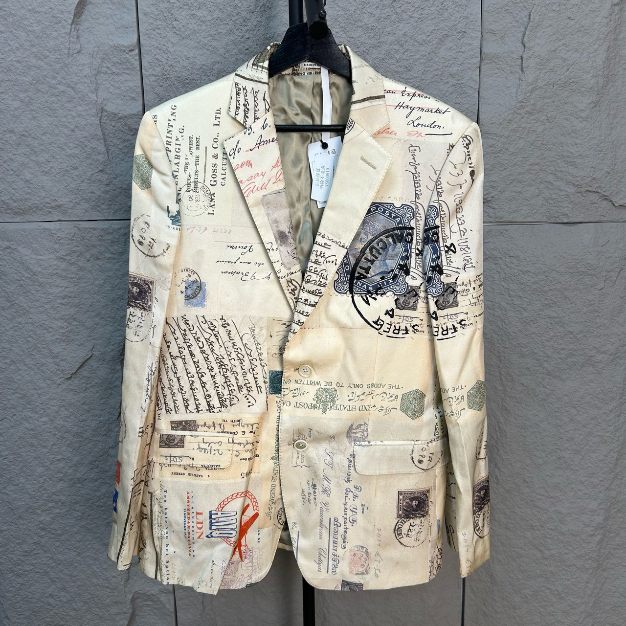 99新 Alexander McQueen/亚历山大·麦昆 秀款西装 48码 ys000919