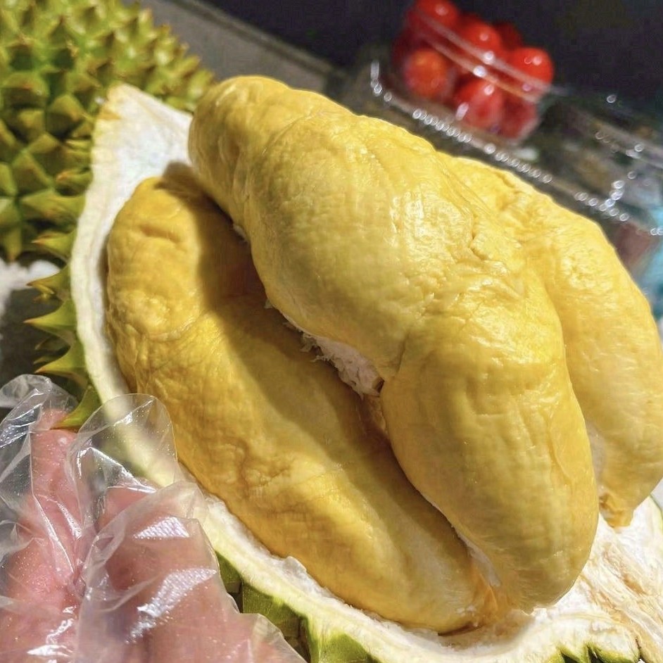 新鲜榴莲(一果一重)核小，干尧榴莲干尧