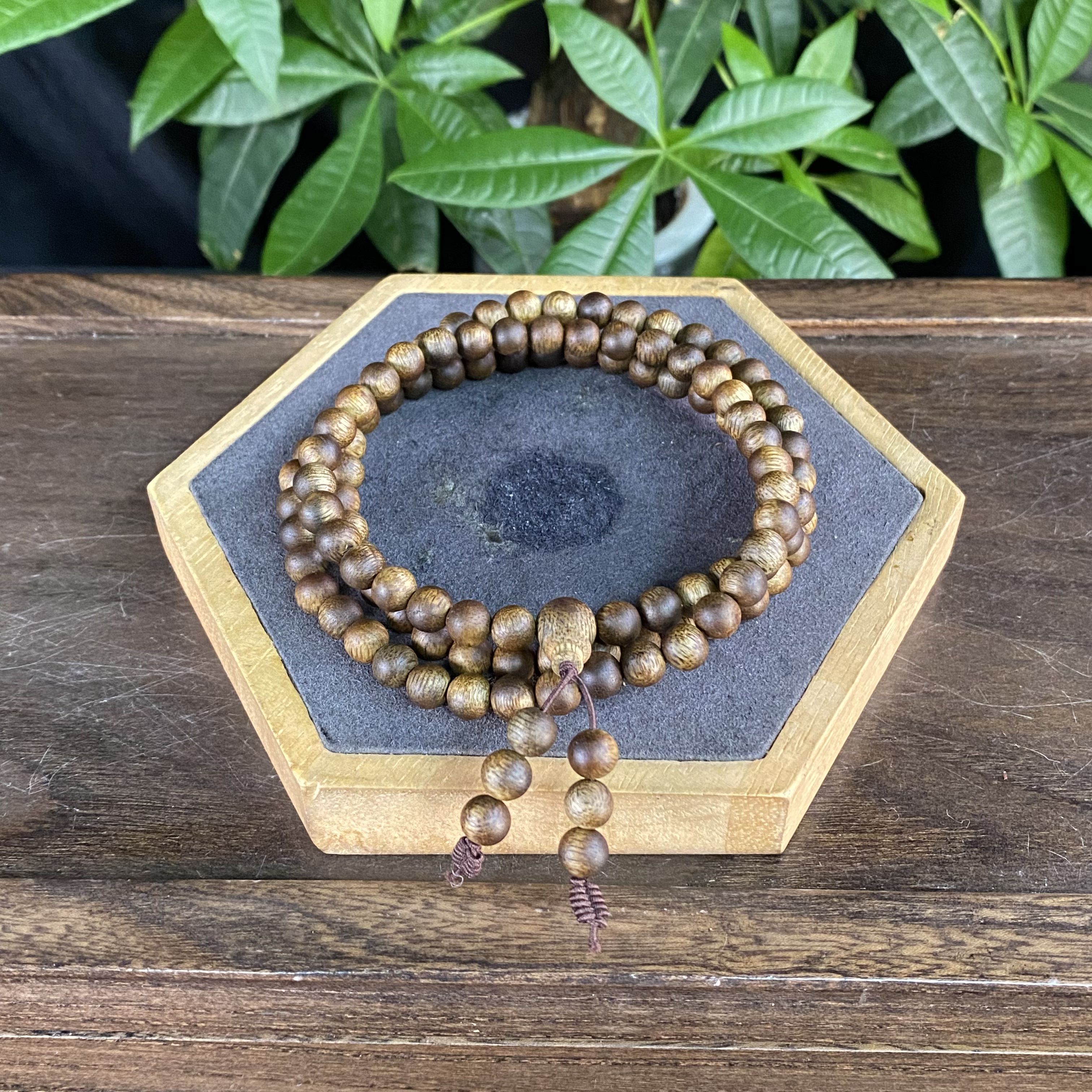 GXCX-4692 沉香海南棋楠长串8.5g 约：6mm*109颗