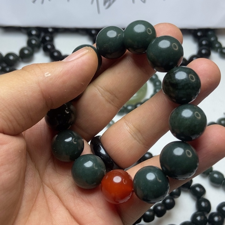 和田玉（青玉）未镶嵌颈饰