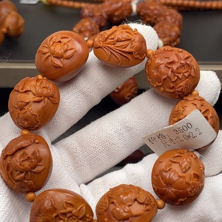 橄榄核手串/手链荷塘月色手串