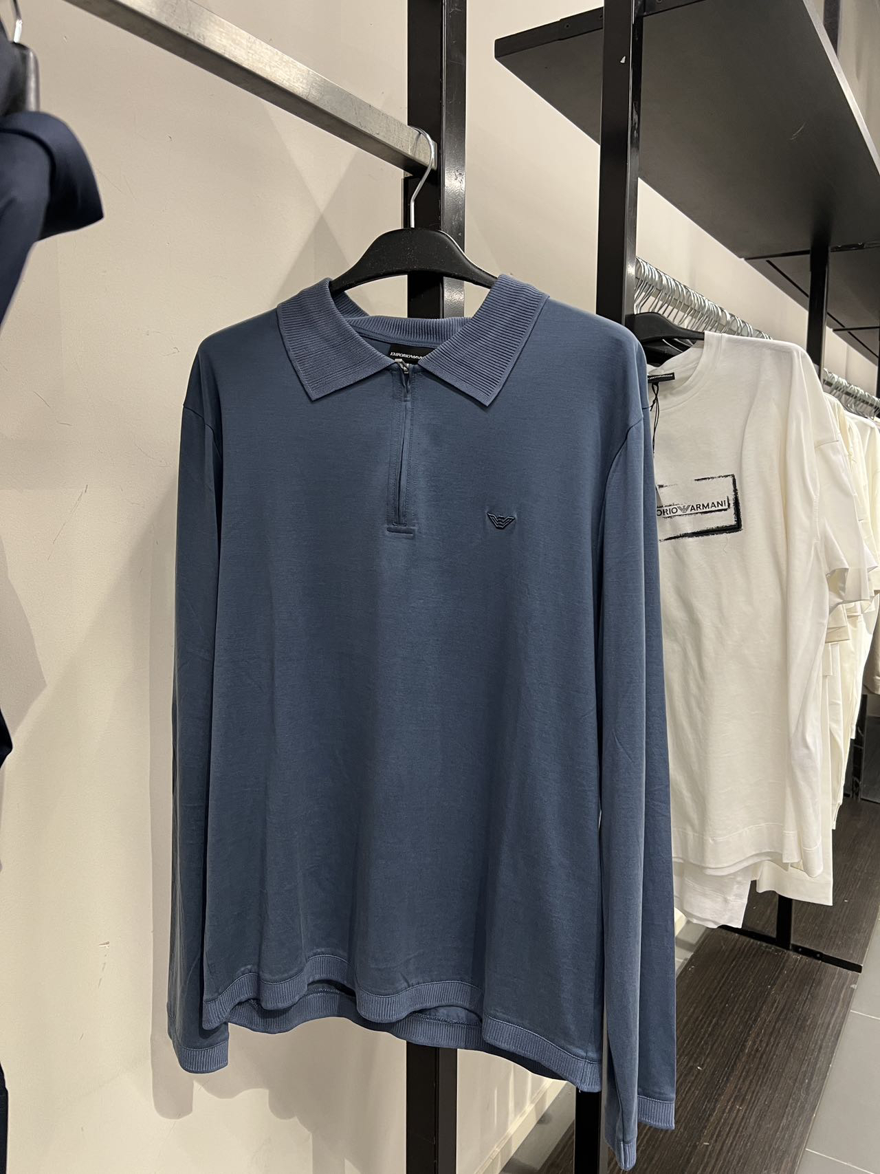 全新未使用 EMPORIO ARMANI/乔治·阿玛尼 鹰标商务领长袖不退换