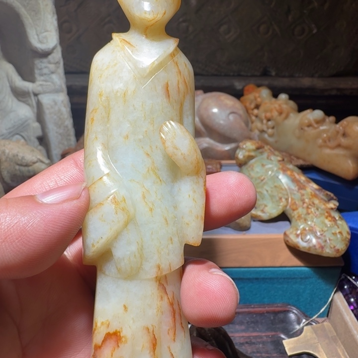 宋***学和田玉（糖玉）未镶嵌颈饰