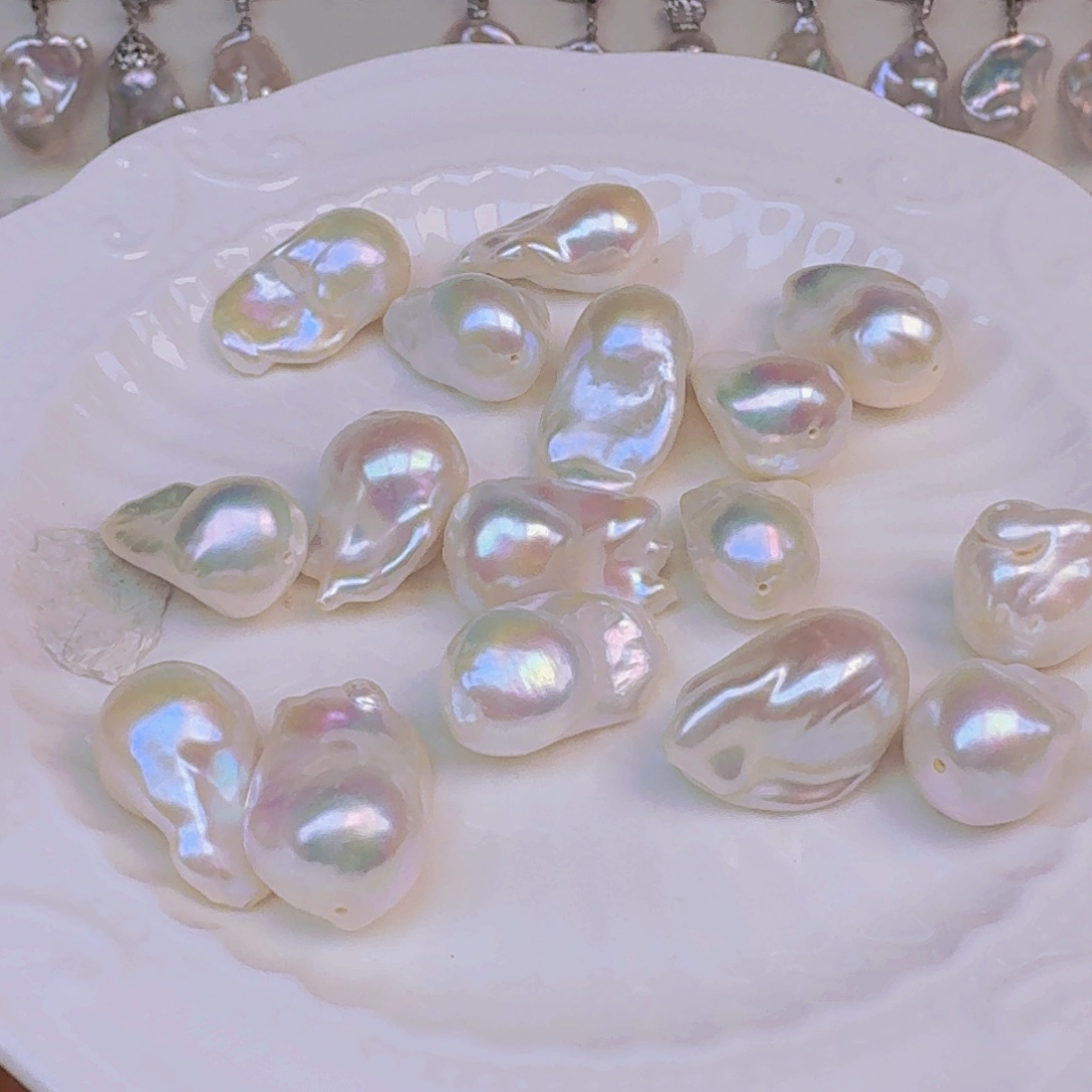 戒指银S925镶嵌淡水珍珠