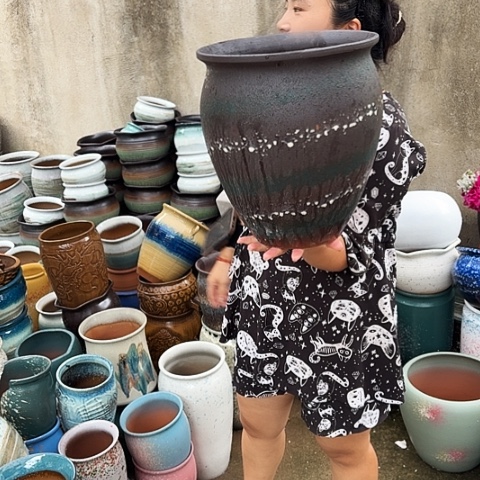 口27高30一个盆子。 