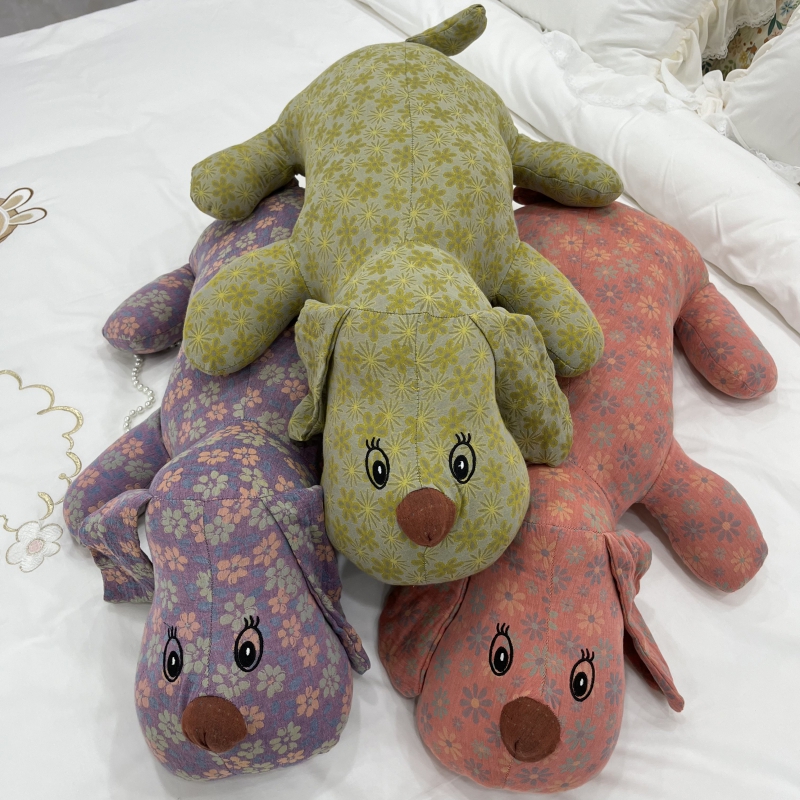 【福袋】全棉双层纱狗狗抱枕多功能枕