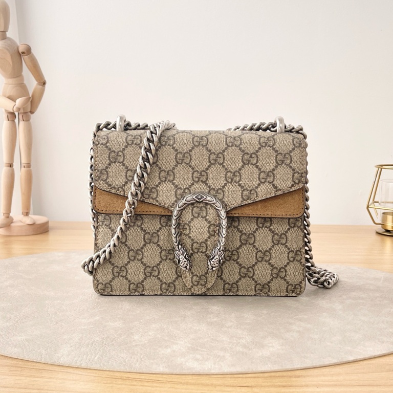 95新 GUCCI/古驰 【九筒奢品】酒神小号单肩包/9910