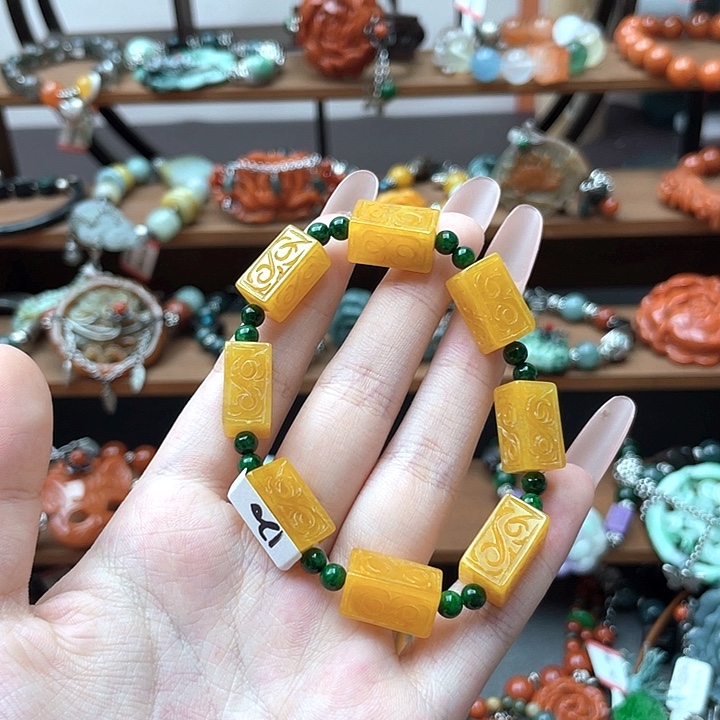 家****未镶嵌手链翡翠饰品