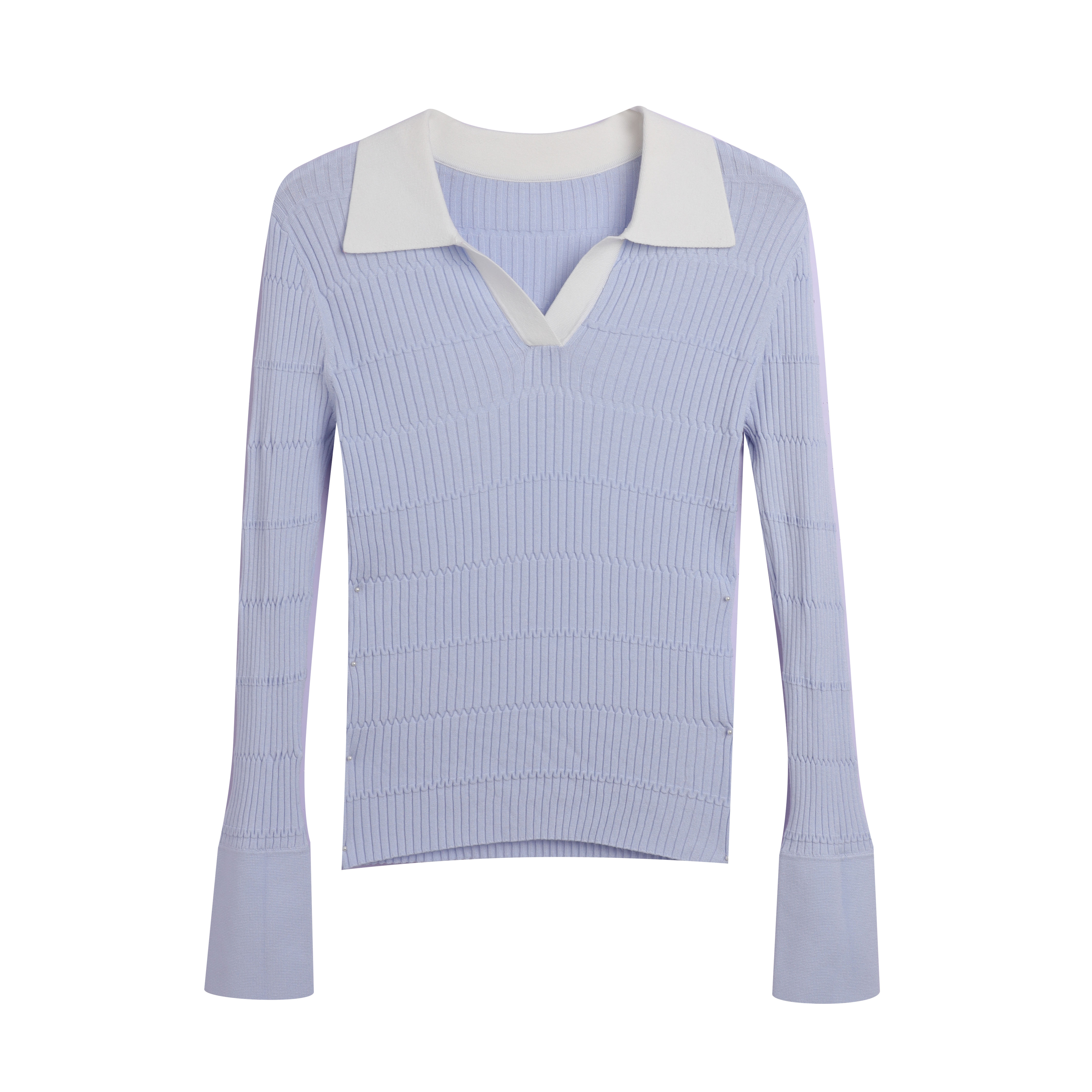 20017【小恩订单】毛衣女装套头款时尚上衣毛针织衫翻领假两件2426