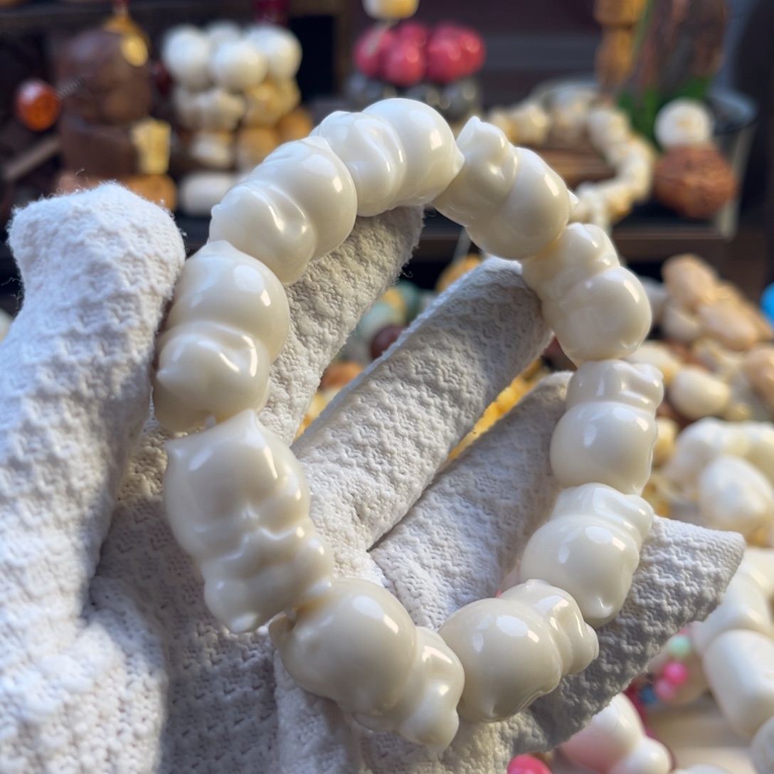手串菩提根/象牙果-悟道猫7.8/颗-1号链接可以选颗数