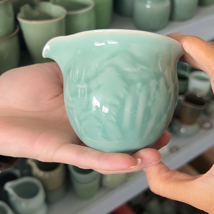 云间青瓷龙泉小米茶器