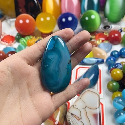 玛瑙/玉髓耳钉未镶嵌