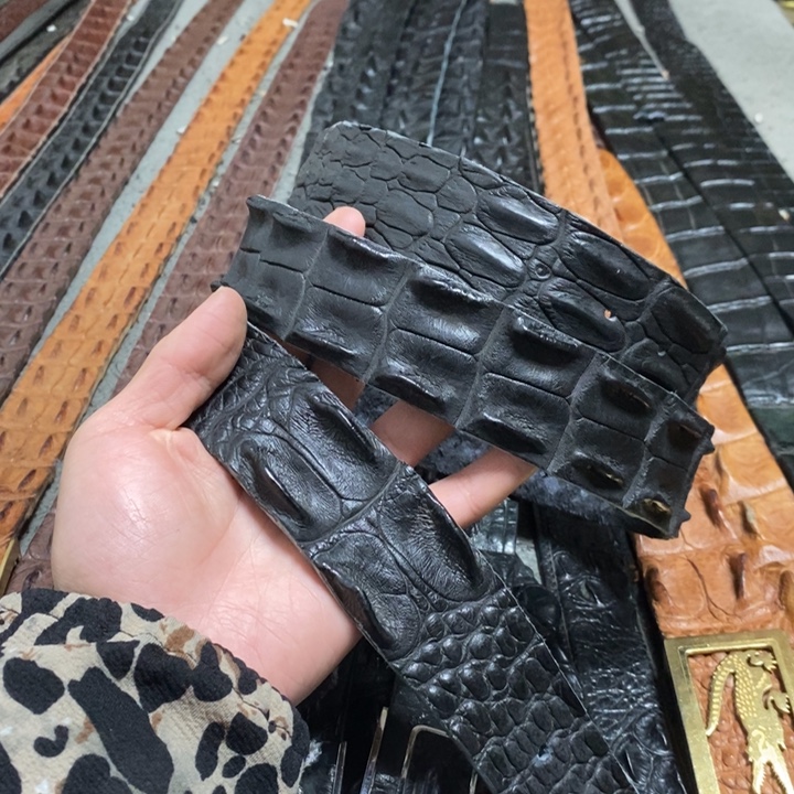 湾鳄双排黑色原皮115尺码