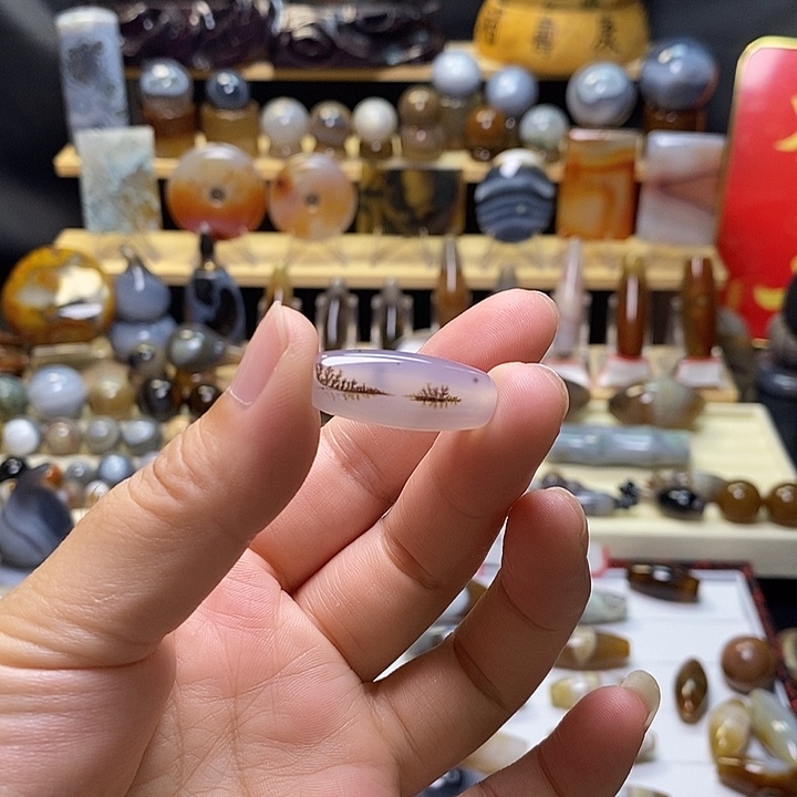 玛瑙/玉髓颈饰未镶嵌草花福利