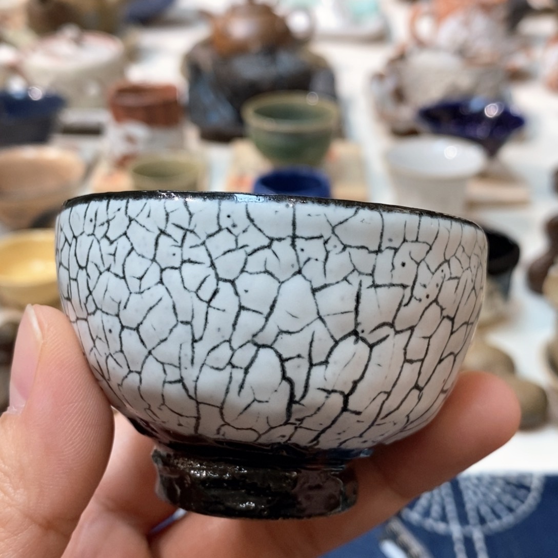 柴烧侘寂粗陶茶具