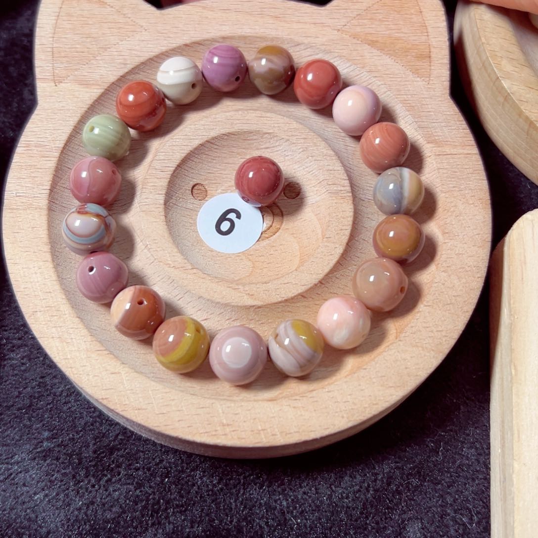 石英质玉手链未镶嵌清**清146