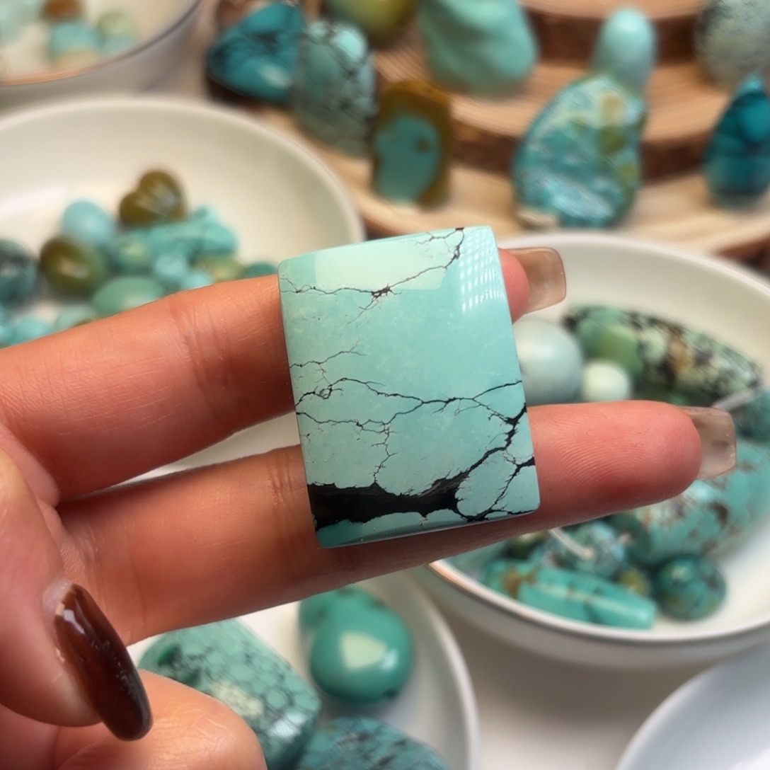 绿松石未镶嵌单珠