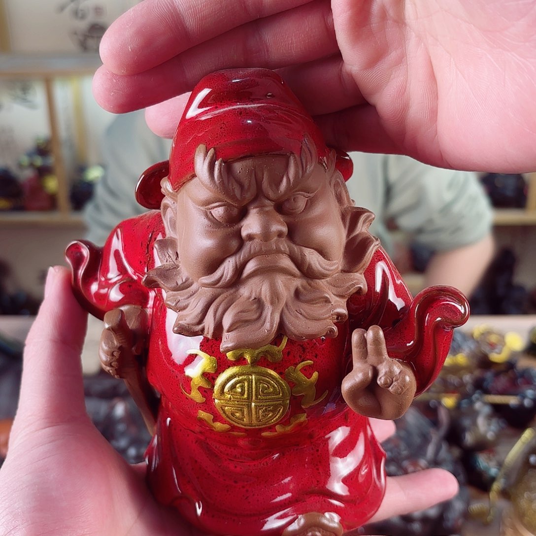 紫砂茶宠紫陶树脂茶宠摆件