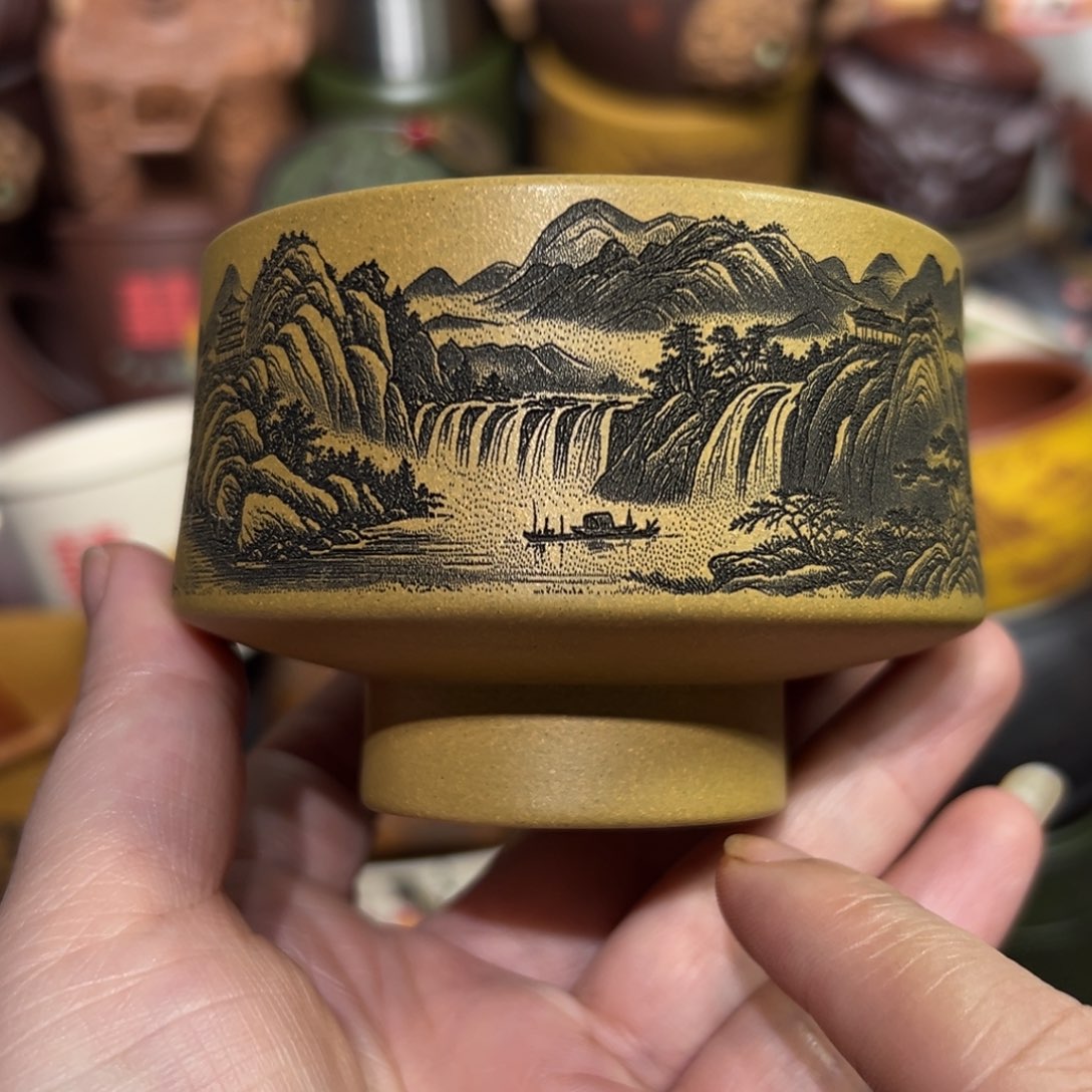 茶杯紫砂宜兴紫砂主人杯