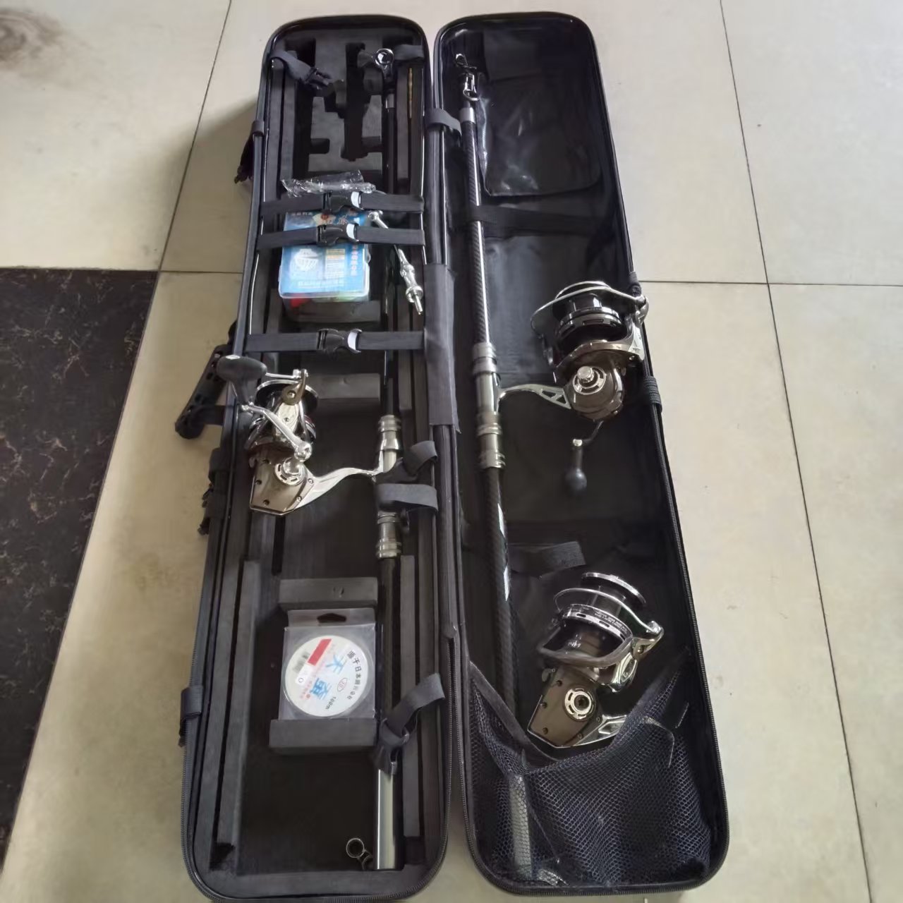 海竿套装 +冰钓包水滴轮筏钓包拆卸专用包适用于桥筏