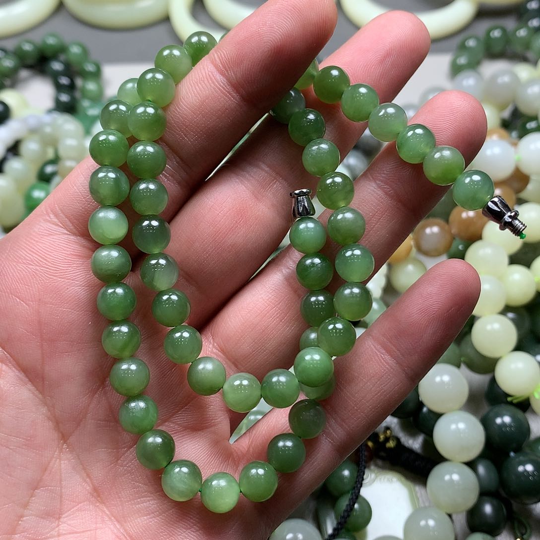 和田玉手链未镶嵌