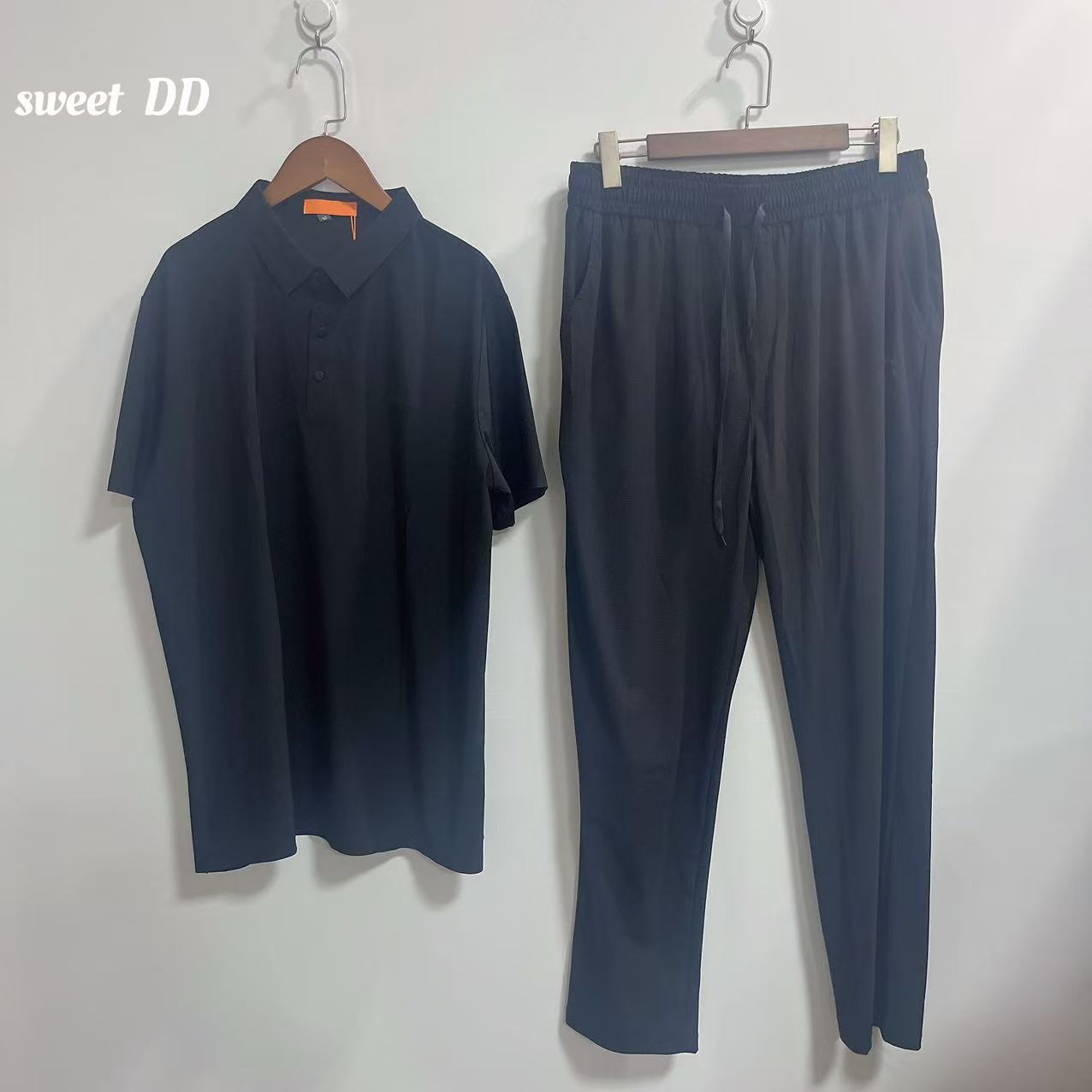 Sweet DD四色商务polo衫休闲套装