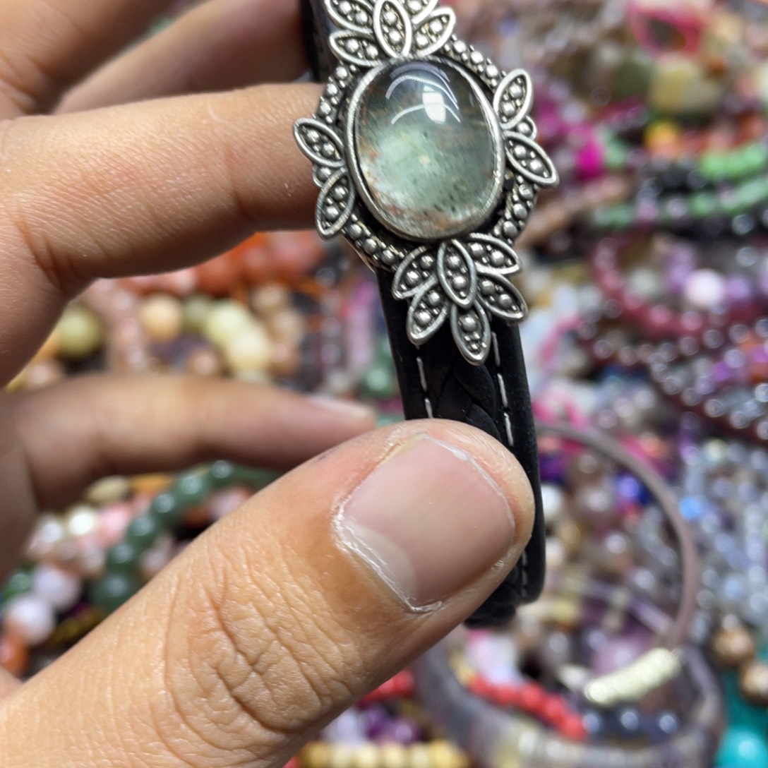 紫晶颈饰银S800镀金镶嵌