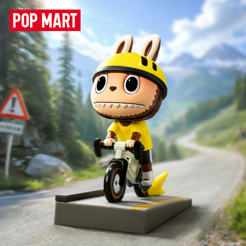 【新品】泡泡玛特LABUBU夏日骑行手办