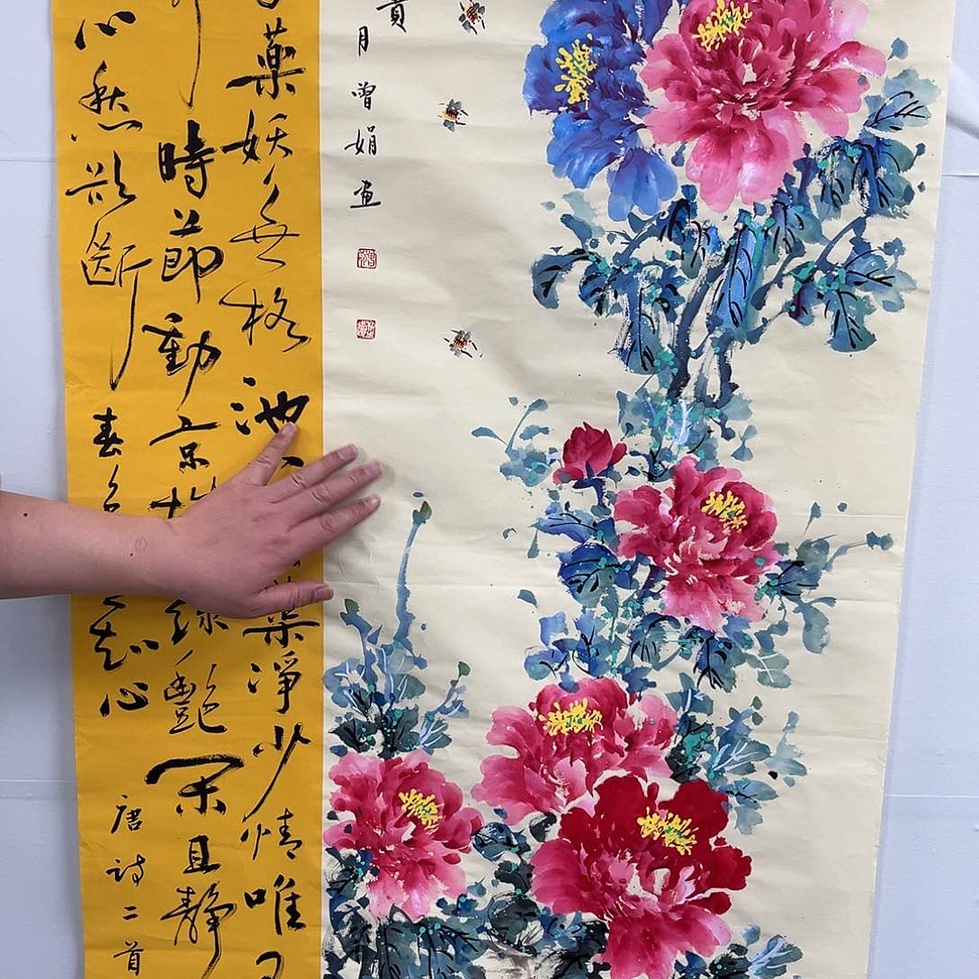 国画国画作品纯手绘宣纸